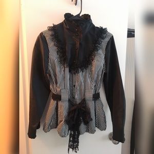 Gothic Victorian/Steampunk top by Ralph Lauren